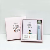 Cute Kawaii Korean Stationery Hand books 100 Bucket TO DO List Notebook A5 Planner Diary Journal Agenda Filofax Notepad Gift Set