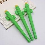 1PCS Cute Creative Cactus Gel Pens Stationery Office School Supplies Gift Gel Pen 0.38mm Black Ink