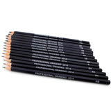 14pcs Sketch and Drawing Pencil Set HB 2B 6H 4H 2H 3B 4B 5B 6B 10B 12B 1B