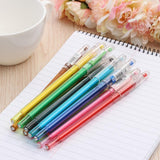 12Pcs/Set New Cute Candy Color Ballpoint Diamond Gel Pen Creative Gift School Creative Stationery Supplies Colored Pens