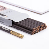 Sketch Pencil Soft Safe Non-toxic Standard Brown/White Pencil Painting Professional Drawing Sketching Office School Supply