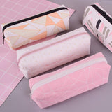 Canvas square student pencil case school pencil cases for girl stationery canvas pencil bag estojo escolar school supplies