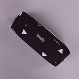 Canvas square student pencil case school pencil cases for girl stationery canvas pencil bag estojo escolar school supplies