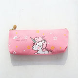 Big Zipper Unicorn Pencil Case Big capacity Canvas School Pencil Bag Storage bag pen Pouch School Supplies Stationery Estuches