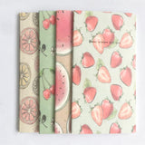 1X Kawaii Cute Fruit Portable 48K Soft Notebook Stationery Diary Sketchbook School Planner Student Gift