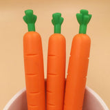 Carrot Mechanical Pencils 0.5mm Silicone Kawaii Automatic Pencils For Kids Girls Gifts Cute Korean Stationery Material Escolar